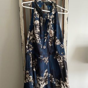 Rachel Roy Womens Plus Size Chiffon Midi Dress